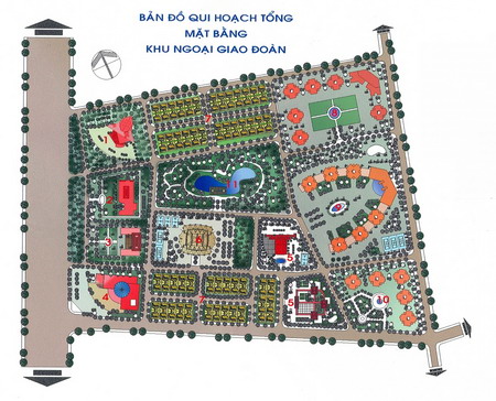 Hạ tầng, quy hoạch của Khu Đoàn Ngoại Giao | ảnh 1